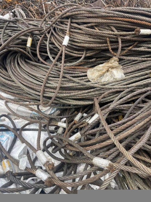 衡阳二手钢丝绳回收厂家,长期高价回收钢丝绳