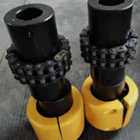 滚子链联轴器工业设备传动链轮联轴节链轮联轴器