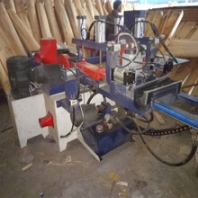 二手木工梳齿机95成新联翔全自动梳齿开榫机等木工机械设备