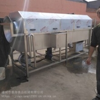 鸡爪包装袋清洗机海带包装袋滚筒清洗机不锈钢滚筒洗袋机