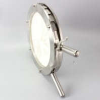 光圈虹膜阀不锈钢食品药品级光圈阀固体物料卸料阀