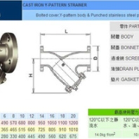FIG.078铸铁Y型过滤器-台湾东光RING阀门