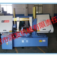 带锯床GT4250液压半自动，卧式双立柱带锯床，三米送料架