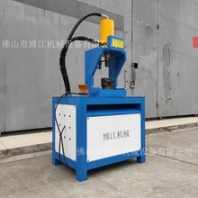 防盗网自动冲孔机钢管冲孔机液压全自动管材打孔机圆管打孔设备护栏冲弧口