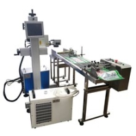 重庆紫外激光打标机食品包装袋激光打码机初刻智能在线激光喷码机质量好