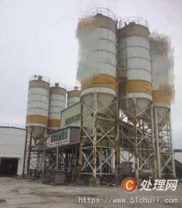 北京回收水泥罐二手搅拌站回收闲置水泥搅拌站拆除回收