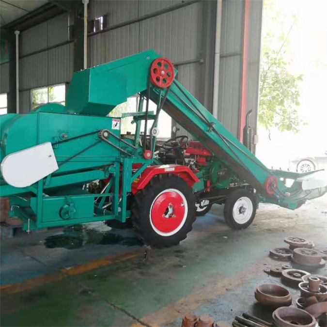 拖拉机带双筒玉米脱粒机家用打棒子机