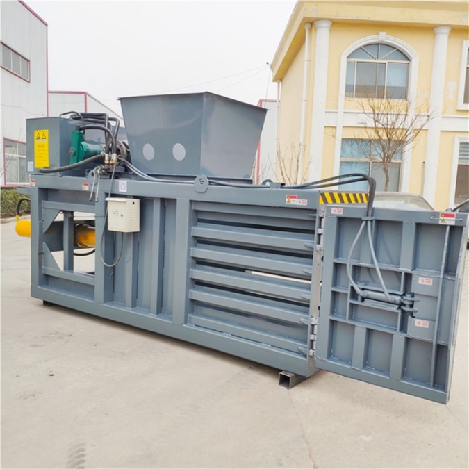 嘉兴废纸压缩打包机塑料薄膜压块机出售