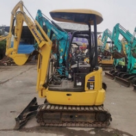 诸城果园小型挖掘机二手进口微挖18型小挖机