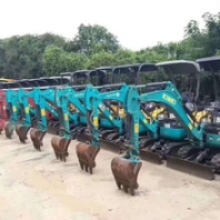 二手挖掘机市场直销久保田25洋马30小松35二手微型挖机