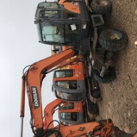 斗山60轮挖纯土方机原版车漆传统动力精品二手挖掘机