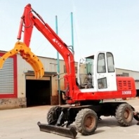 个人小挖机，犀牛988国产二手轮式挖掘机低价转让