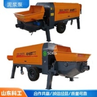 科工机械30型混泥土输送泵定制防爆柴油动力细石泥浆泵参数