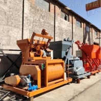 自动放料2方卧式搅拌机强制式小型搅拌机科昆