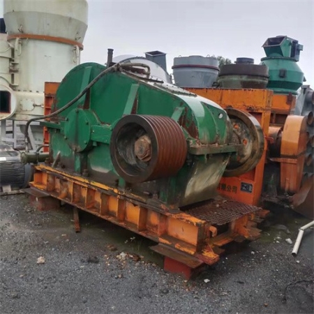 宇晖选矿用500x1200单电机对辊破碎机优势,单电机对辊