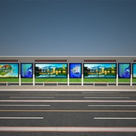 城市候车亭设计制作厂家自行车棚