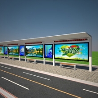 宿迁城市候车亭厂家直销自行车棚