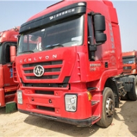 港口急售德龙二手牵引车国四排放车况好手续齐全