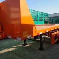 汕头龙湖区全封闭集装箱运输车，特种半挂车