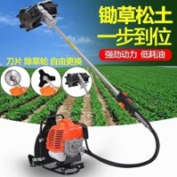 轻便型稻草割草机现货 四冲程大马力割草机 硬灌木手推式割草机圣嘉机械