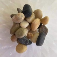天然鹅卵石滤料 杂色石头 盆景填充变压器铺路可用