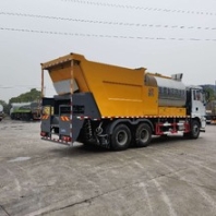 陕汽德龙后八轮同步碎石封层车,江西同步碎石封层车作用