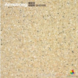 供应健丽龙5A503091棕榈树 阿姆斯壮同质透心卷材PVC地板通体PU强耐磨